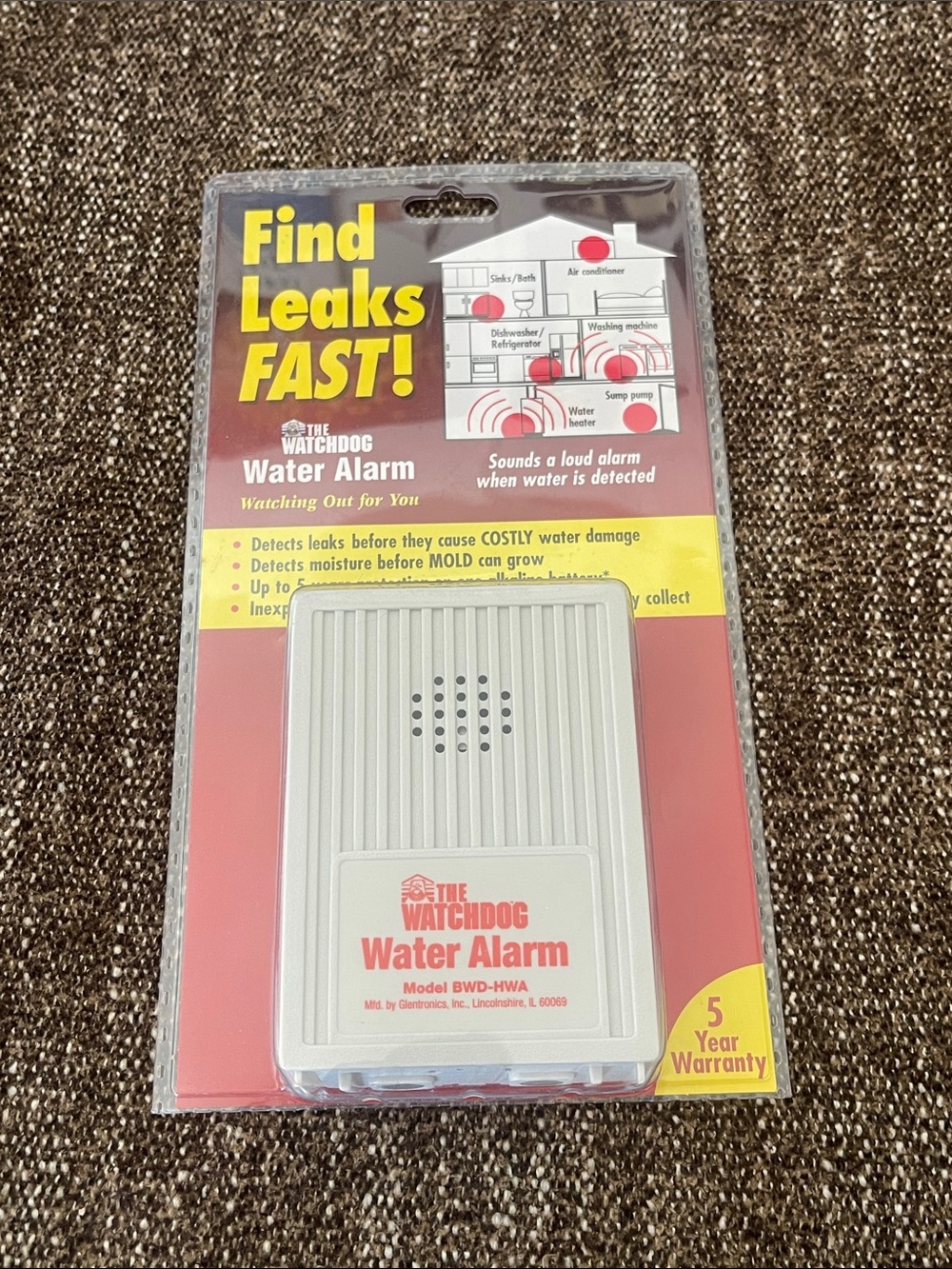 The Watchdog Water Alarm - White